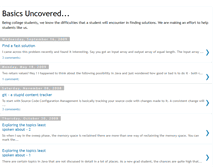 Tablet Screenshot of basicsuncovered.blogspot.com