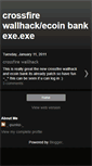 Mobile Screenshot of crossfirewallhackecoinbankexeexe.blogspot.com