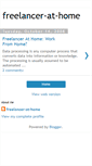 Mobile Screenshot of freelancer-at-home.blogspot.com