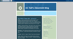 Desktop Screenshot of mrhallsclassroomblog.blogspot.com