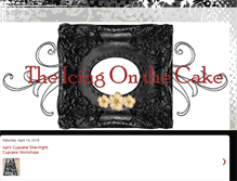 Tablet Screenshot of betheicingonthecake.blogspot.com