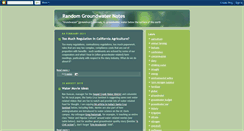 Desktop Screenshot of grundwasser.blogspot.com