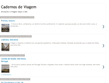 Tablet Screenshot of cadernosdeviagem.blogspot.com