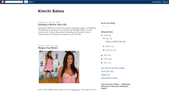 Desktop Screenshot of kimchi-babes.blogspot.com