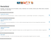 Tablet Screenshot of portofoliul.blogspot.com