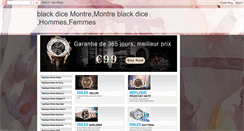 Desktop Screenshot of blackdicemontremontreblackdice.blogspot.com