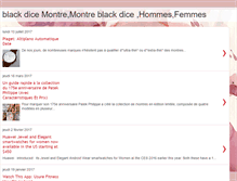 Tablet Screenshot of blackdicemontremontreblackdice.blogspot.com