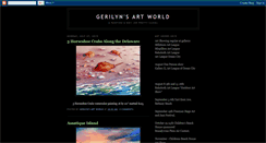 Desktop Screenshot of gerisartworld.blogspot.com