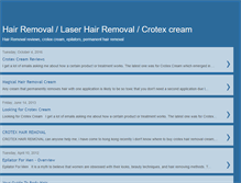 Tablet Screenshot of laser-hair-removal-hair.blogspot.com