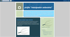 Desktop Screenshot of piojito-antiestres.blogspot.com