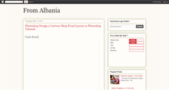 Desktop Screenshot of from-albania.blogspot.com