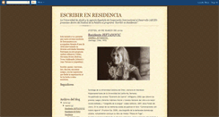 Desktop Screenshot of escribirenresidencia.blogspot.com