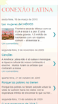 Mobile Screenshot of conexaolatina.blogspot.com