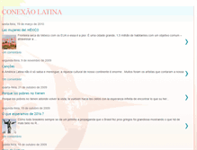 Tablet Screenshot of conexaolatina.blogspot.com
