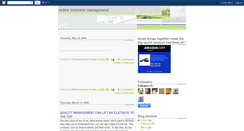 Desktop Screenshot of onlinebusinessmanagement.blogspot.com