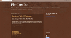Desktop Screenshot of fiatluxinc.blogspot.com