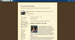 Desktop Screenshot of gregreichert.blogspot.com
