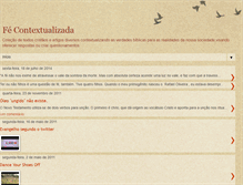Tablet Screenshot of fecontextualizada.blogspot.com