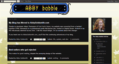 Desktop Screenshot of abbybabble.blogspot.com