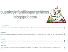 Tablet Screenshot of cuentosinfantilesparachicos.blogspot.com