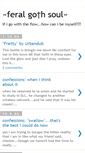 Mobile Screenshot of feralgothsoul.blogspot.com
