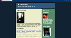 Desktop Screenshot of nodiscrimine.blogspot.com