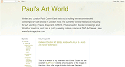 Desktop Screenshot of paulsartworld.blogspot.com