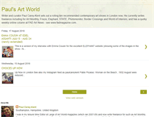 Tablet Screenshot of paulsartworld.blogspot.com