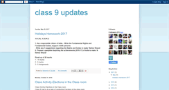 Desktop Screenshot of class9updates.blogspot.com