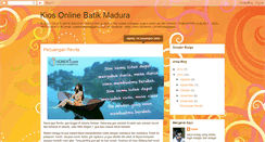 Desktop Screenshot of kiosonlinebatikmadura.blogspot.com