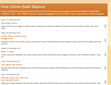 Tablet Screenshot of kiosonlinebatikmadura.blogspot.com