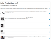 Tablet Screenshot of lukeproductionsllc.blogspot.com