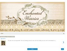 Tablet Screenshot of enchantedwarrior.blogspot.com