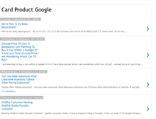 Tablet Screenshot of carprodugoog.blogspot.com