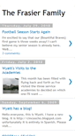 Mobile Screenshot of frasierfamilyblog.blogspot.com