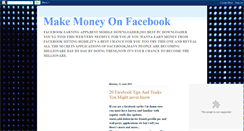 Desktop Screenshot of makemoneyfacebooks.blogspot.com