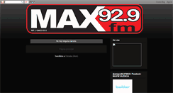 Desktop Screenshot of max929fm.blogspot.com