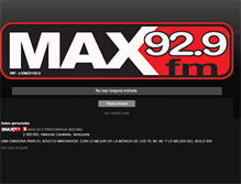 Tablet Screenshot of max929fm.blogspot.com