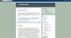 Desktop Screenshot of freepokerplay.blogspot.com