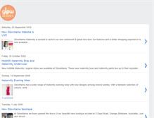 Tablet Screenshot of glowmama.blogspot.com