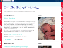 Tablet Screenshot of imnosupermama.blogspot.com