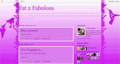 Desktop Screenshot of fromfat2fabulous.blogspot.com