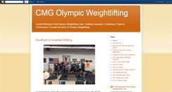 Desktop Screenshot of cmgweightlifting.blogspot.com