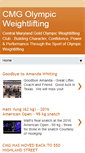Mobile Screenshot of cmgweightlifting.blogspot.com