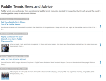 Tablet Screenshot of paddletennisnewsandadvice.blogspot.com