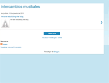 Tablet Screenshot of intercambiossmusikales.blogspot.com