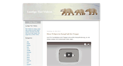 Desktop Screenshot of lustige-tier-videos.blogspot.com