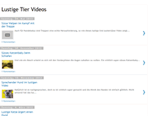 Tablet Screenshot of lustige-tier-videos.blogspot.com