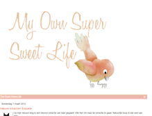 Tablet Screenshot of myownsupersweetlife.blogspot.com