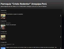 Tablet Screenshot of cristoredentorarequipaperu.blogspot.com